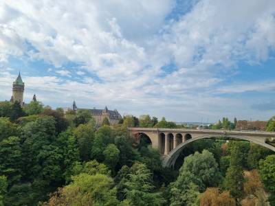 Die Adolphe-Brücke in Luxemburg